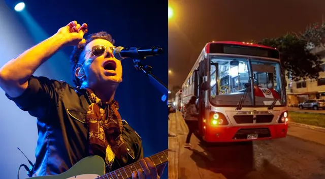 Los fans que irán al concierto podrán abordar los buses del Corredor Rojo a partir de las 11:30 p. m. Los fans que irán al concierto podrán abordar los buses del Corredor Rojo a partir de las 11:30 p. m.