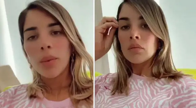 Korina Rivadeneira se queja de mala atención de clínica.