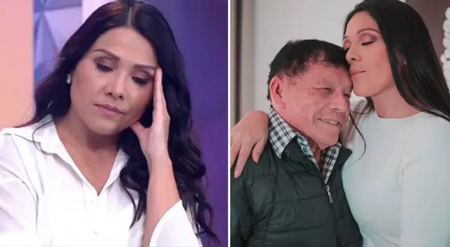 Tula Rodríguez apenada por su papá.