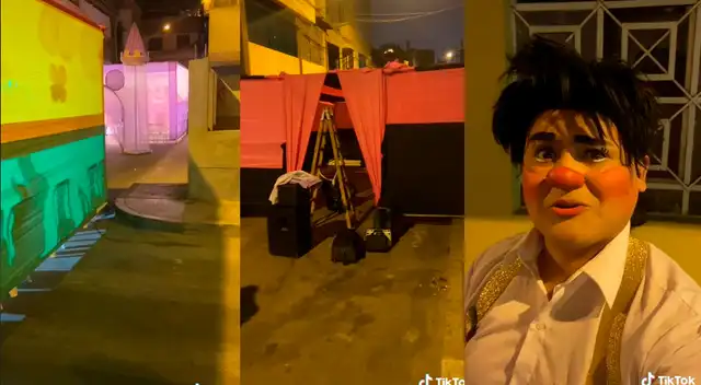 El animador expresó su preocupación por no saber en qué fiesta iba a trabajar.