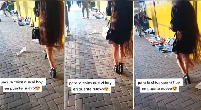 La muchacha peruana llamó la atención por su peculiar tamaño de cabello y es viral en TikTok. La muchacha peruana llamó la atención por su peculiar tamaño de cabello y es viral en TikTok.