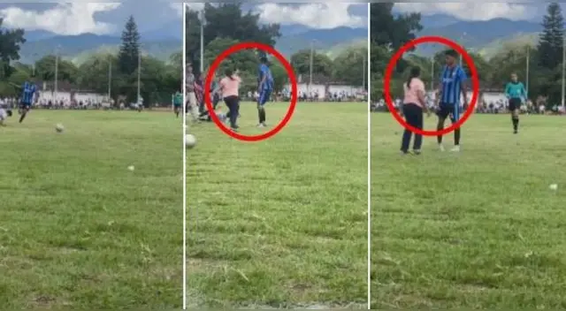 La madre vio a su hijo tendido en el piso y no dudó en ingresar a quejarse por la actitud del jugador. La madre vio a su hijo tendido en el piso y no dudó en ingresar a quejarse por la actitud del jugador.