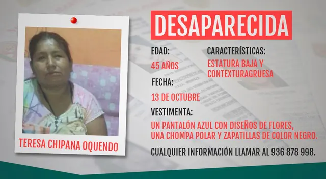 Madre desaparecer luego de dejar a su hijo en el colegio Madre desaparecer luego de dejar a su hijo en el colegio