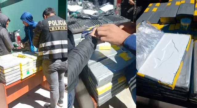 Droga estaba camuflada entre espinacas.