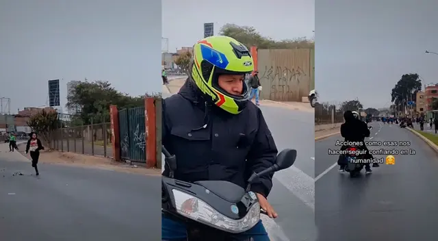 Motociclista ayuda a estudiantes llegar a tiempo al examen de admisión 2022 de San Marcos. Motociclista ayuda a estudiantes llegar a tiempo al examen de admisión 2022 de San Marcos.