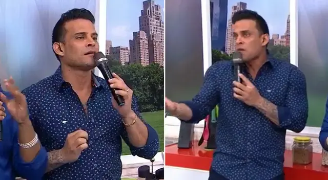 Christian Domínguez no esperó lo que le dirían.