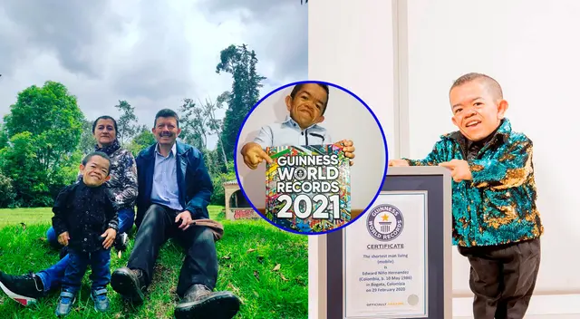 Conoce más de Edward Niño miestra su reconocimiento de los Récord Guinness.
