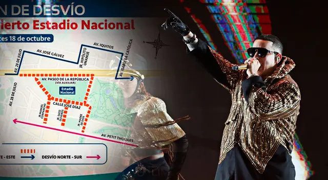 ¿Cuál es el plan de desvío para el concierto de Daddy Yankee?