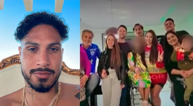 Paolo Guerrero pasa momentos con familia de su nueva pareja Ana Paula Consorte