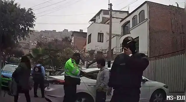 Sujeto fue trasladado a la comisaría para las diligencias.