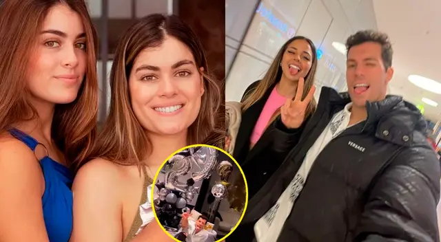 Luciana Fuster sorprendió a Patricio Parodi por su cumpleaños y recibió ayuda de hermanas del guerrero