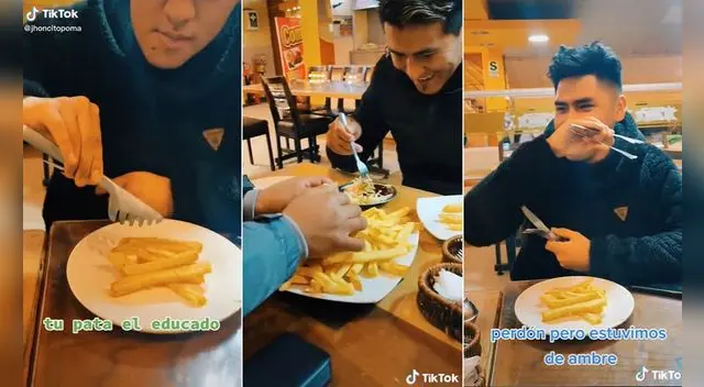 La escena se ha vuelto viral en las redes sociales. La escena se ha vuelto viral en las redes sociales.