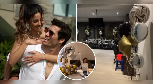 Luciana Fuster hace sorpresa para Patricio Parodi.