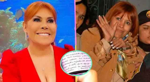 Magaly Medina y las cartas que escribió desde la prisión.