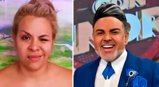 Andrés Hurtado feliz por el talento de su hija Josetty.