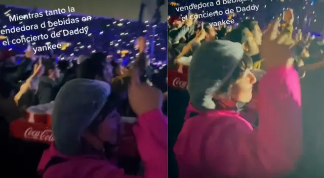 Vendedora - comcierto de Daddy Yankee Vendedora - comcierto de Daddy Yankee