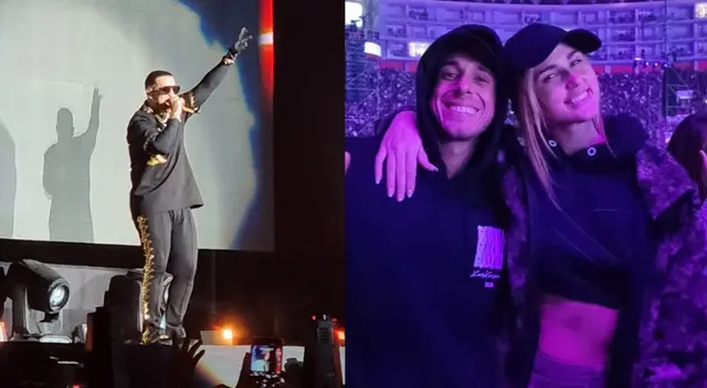 Hugo García y Alessia Rovegno se lucieron en concierto de Daddy Yankee Hugo García y Alessia Rovegno se lucieron en concierto de Daddy Yankee
