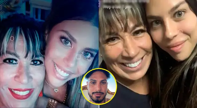 Alondra García Miró y la tía de Paolo Guerrero.