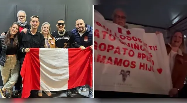 Padres de Pato Quiñones se muestran orgullosos.