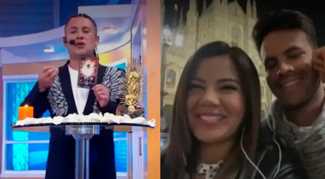 El vidente 'Maestro Teo' dejó sorprendidos a la pareja de novios Estrella Torres y Kevin Salas al leerle el futuro.