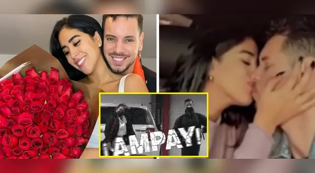 Melissa Paredes y Anthony Aranda fueron ampayado hace un año.