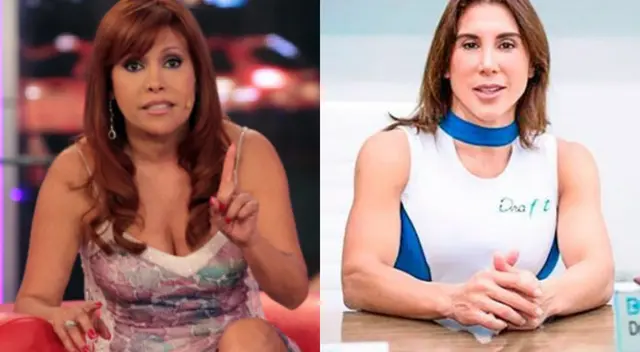 Magaly Medina cuestionó duramente a la Dra Fit Magaly Medina cuestionó duramente a la Dra Fit