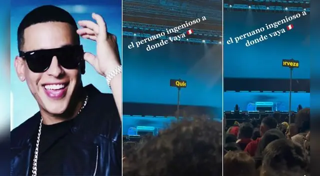 El ingenio peruano la rompió en las redes sociales en concierto del 'Big boss'.