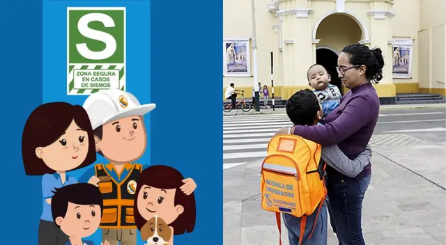 Los niños pequeños siempre deben ir acompañados de sus padres y no soltar su mano.