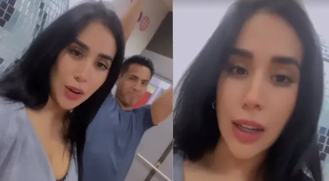 Melissa Paredes molesta tras cambiarle la canción a último minuto