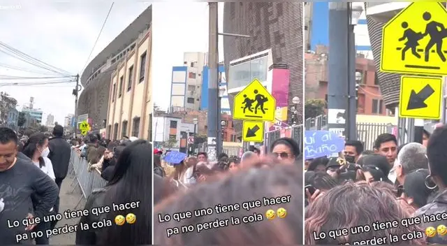 La joven se robó miradas en TikTok por su singular idea para no perder su puesto en la cola del concierto de Daddy Yankee.