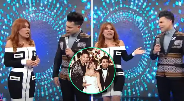 Magaly Medina no esperó que Tomate Barraza se ofresca a cantarle, y lo parchó, pero este no se dejó.