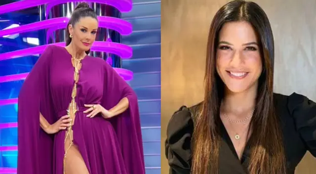 María Pía Copello reacciona al ver que Rebeca Escribens usó su mismo vestido