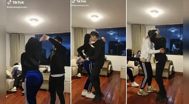 La curiosa coreografía generó todo tipo de comentarios en las redes sociales.