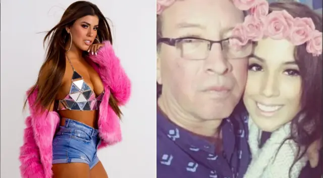 Yahaira Plasencia lleva una excelente relación con su padre Javier