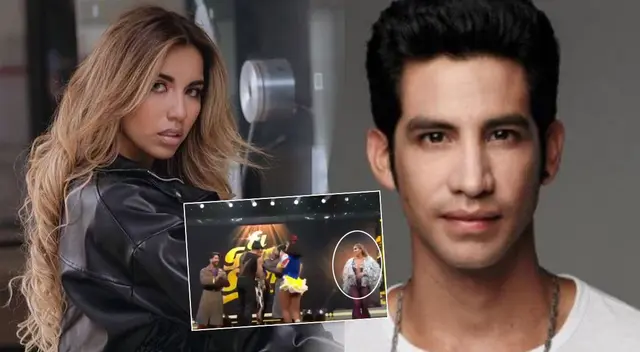 Gabriela Herrera y Santiago Suárez se debatieron en versus de tap en la reciente edición de 'El Gran Show'. Gabriela Herrera y Santiago Suárez se debatieron en versus de tap en la reciente edición de 'El Gran Show'.