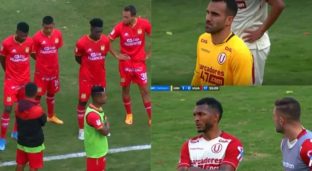 Antes de suspenderse ganaba Universitario con gol de Piero Quispe Antes de suspenderse ganaba Universitario con gol de Piero Quispe