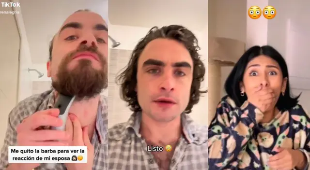 La afeitada lo hizo verse más joven.