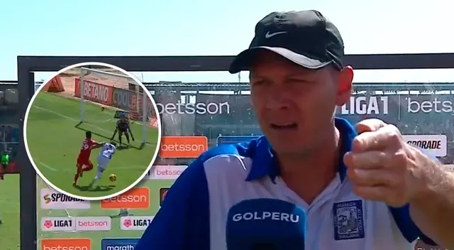 Diego Penny y su duro descargo contra la Liga 1 por no cobrar el penal.