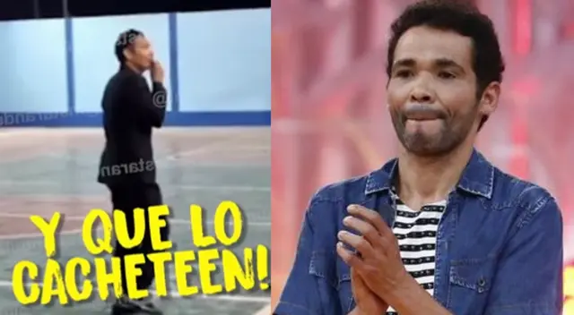 Kike Suero es troleado en pleno show por los espectadores y le recuerdan ampay.