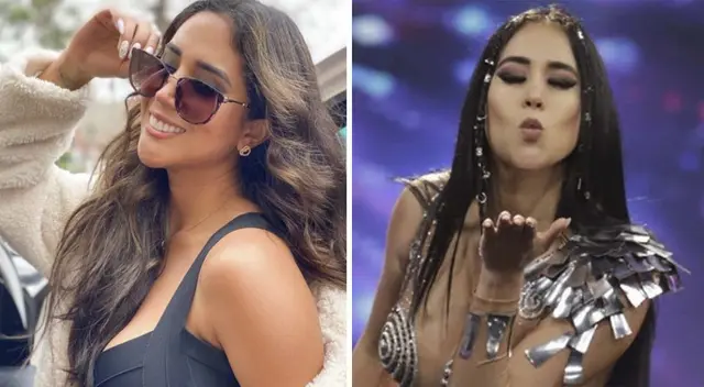 Melissa Paredes emocionada por vestido de su bebé. Melissa Paredes emocionada por vestido de su bebé.