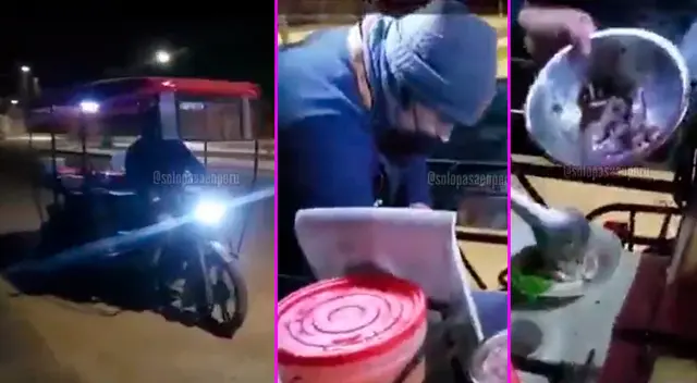 El vendedor de ceviche al paso se hizo viral en TikTok.