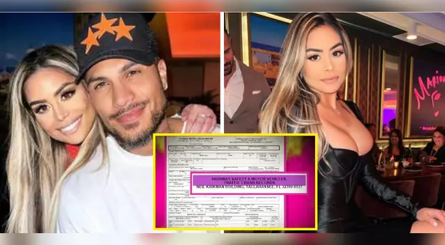 Paolo Guerrero y dominicana tuvieron accidente vehicular.