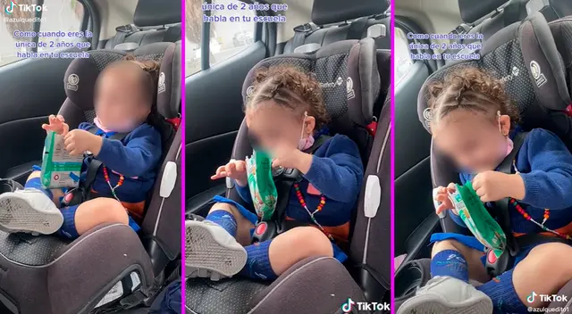 La bebé le contó a su mamá que nadie en su nido habla.