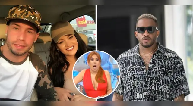 Magaly Medina con la boca abierta al escuchar a Kevin Blow.