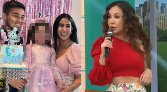 Janet Barboza feliz al ver juntos a Melissa Paredes y Rodrigo Cuba