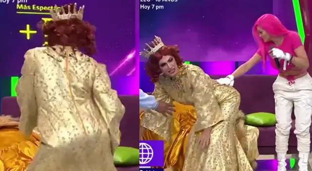 Patricia Portocarrero sufre percance en vivo al bailar challenge de Michelle Soifer