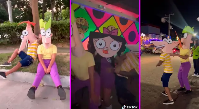 Los jóvenes causaron furor con sus disfraces de Disney Channel. Los jóvenes causaron furor con sus disfraces de Disney Channel.