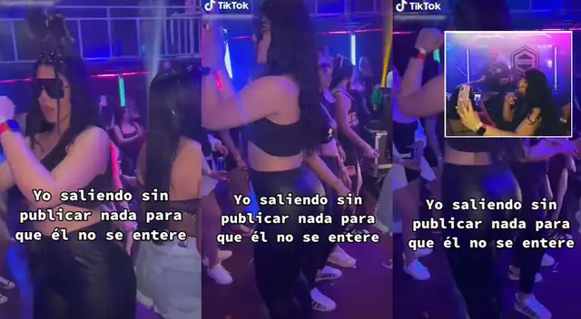 Peculiar video de una joven en discoteca se hizo viral en TikTok.
