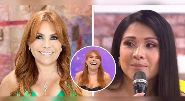 Magaly Medina se ríe de Tula Rodríguez.