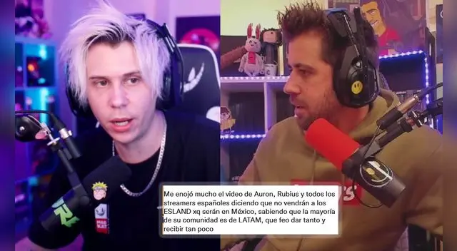 Los streamers españoles no se salvaron de las criticas en redes sociales.